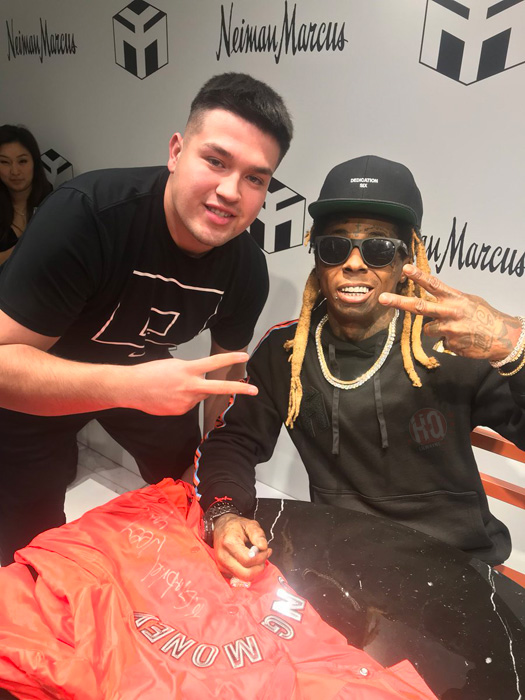 Lil Wayne Meets & Greets His Fans At Neiman Marcus Clothing Store In Los Angeles