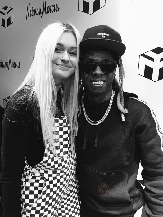 Lil Wayne Meets & Greets His Fans At Neiman Marcus Clothing Store In Los Angeles