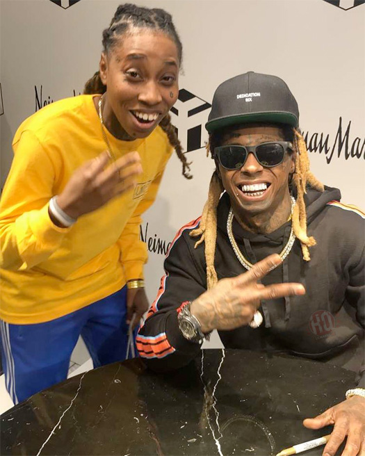 Lil Wayne Meets & Greets His Fans At Neiman Marcus Clothing Store In Los Angeles
