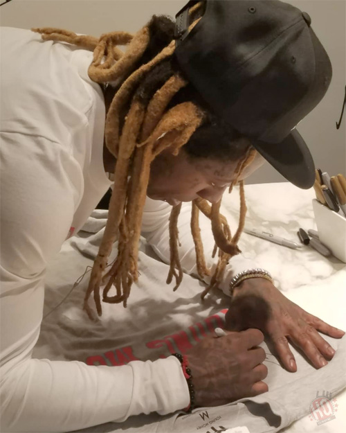 Lil Wayne Meets & Greets His Fans At Neiman Marcus Clothing Store In Miami