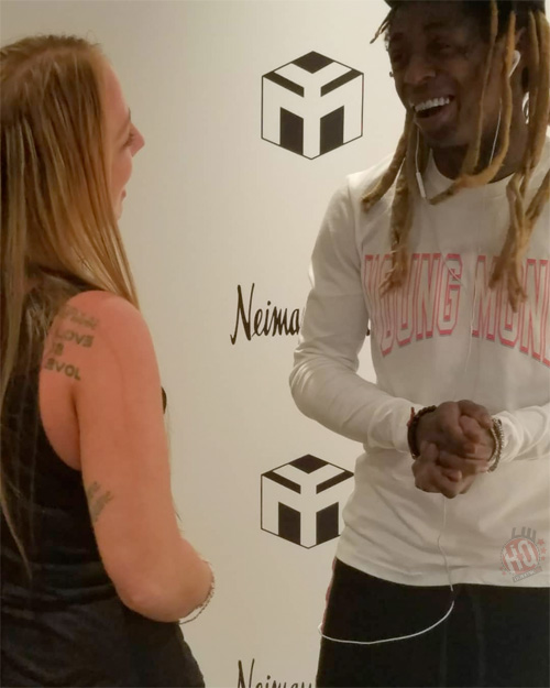 Lil Wayne Meets & Greets His Fans At Neiman Marcus Clothing Store In Miami