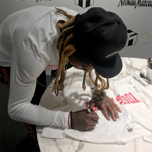 Lil Wayne Meets & Greets His Fans At Neiman Marcus Clothing Store In Miami