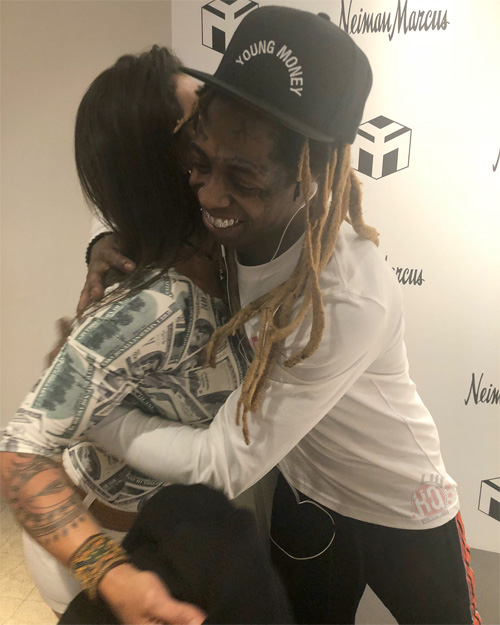 Lil Wayne Meets & Greets His Fans At Neiman Marcus Clothing Store In Miami