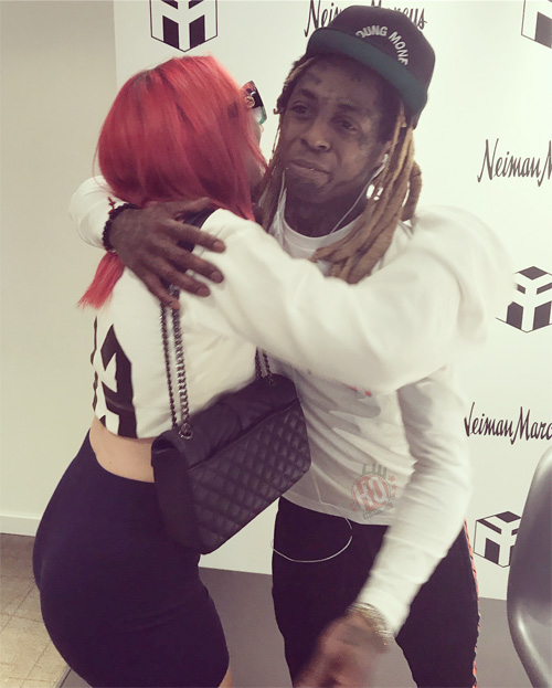 Lil Wayne Meets & Greets His Fans At Neiman Marcus Clothing Store In Miami