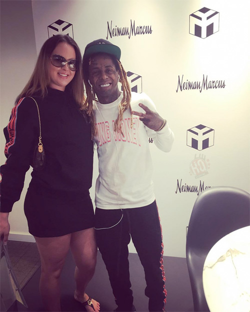 Lil Wayne Meets & Greets His Fans At Neiman Marcus Clothing Store In Miami