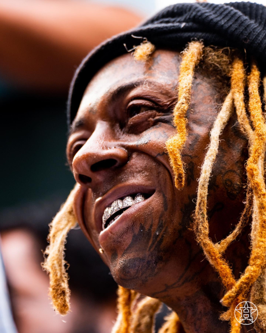 Lil Wayne Meets The Houston Astros Baseball Team At Minute Maid Park