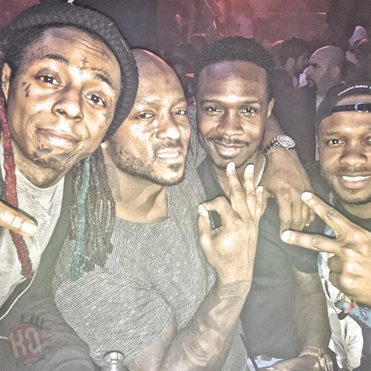 Lil Wayne Parties At LIV Nightclub In Miami With Migos
