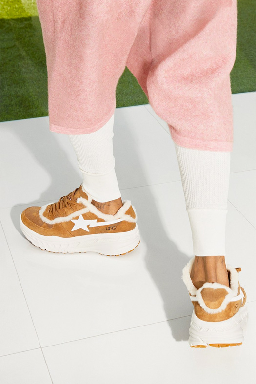 Lil Wayne Models BAPE & UGG New Campaign For Sheepskin Slides & Sneakers