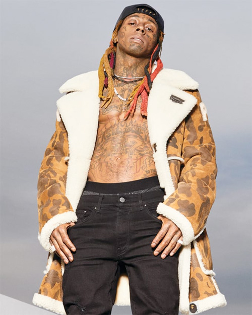 Lil Wayne Models The BAPE x UGG SS19 Campaign