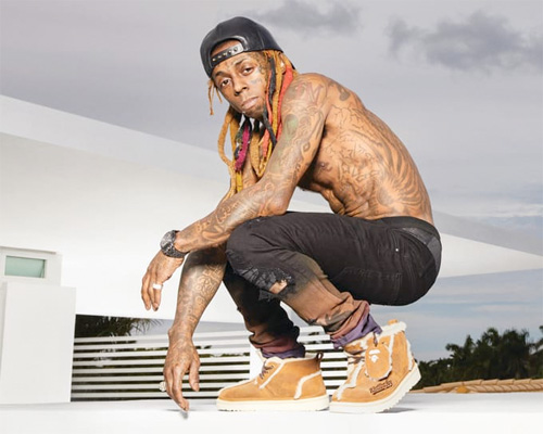 Lil Wayne Models The BAPE x UGG SS19 Campaign