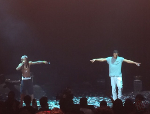 Lil Wayne & Drake Perform Live In Mountain View California On Their Joint Tour