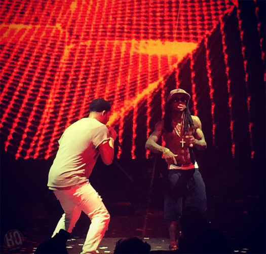 Lil Wayne & Drake Perform Live In Mountain View California On Their Joint Tour