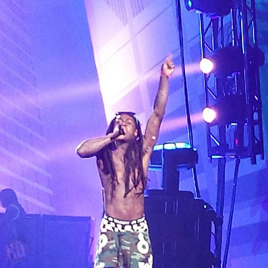 Lil Wayne Performs Live In Nashville On Americas Most Wanted Tour