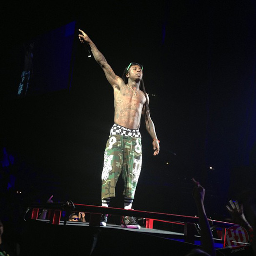 Lil Wayne Performs Live In Nashville On Americas Most Wanted Tour