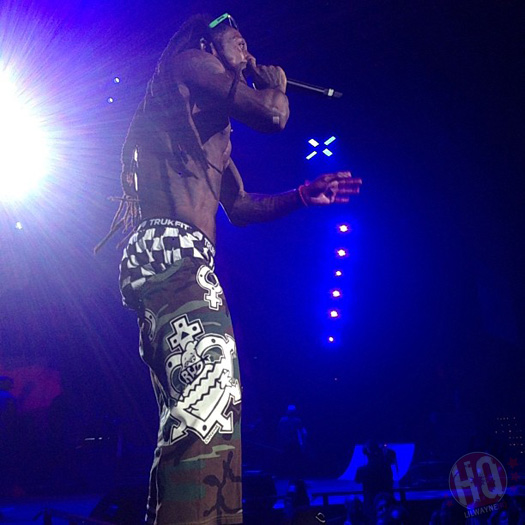 Lil Wayne Performs Live In Nashville On Americas Most Wanted Tour