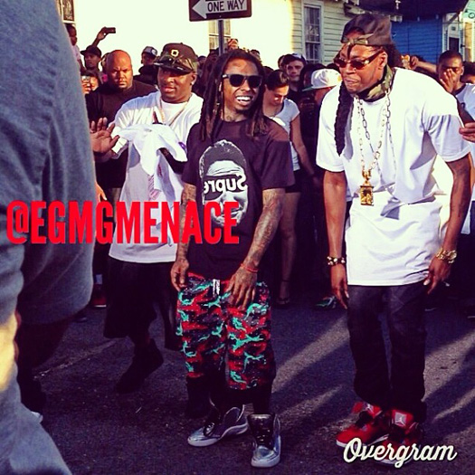 Lil Wayne On Set Of 2 Chainz Used 2 Video Shoot With The Hot Boys