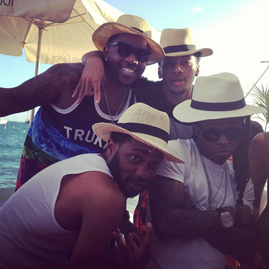 Lil Wayne Gets Turned Up At Nikki Beach In Cannes France