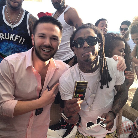 Lil Wayne Gets Turned Up At Nikki Beach In Cannes France