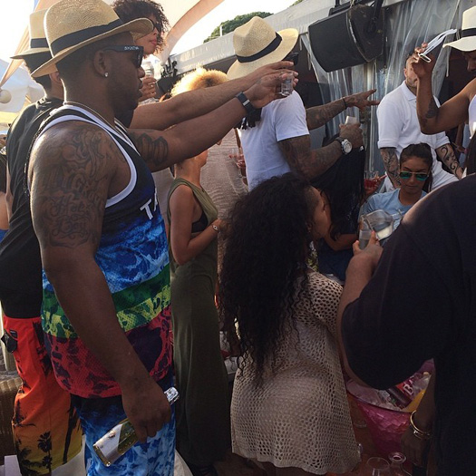 Lil Wayne Gets Turned Up At Nikki Beach In Cannes France