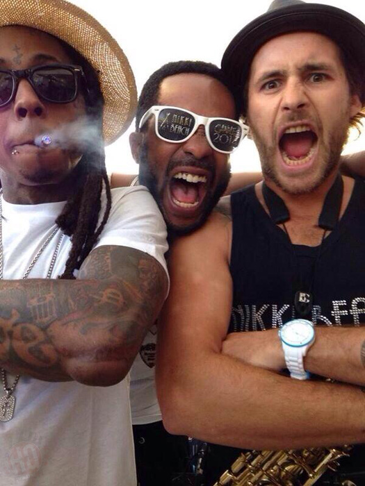 Lil Wayne Gets Turned Up At Nikki Beach In Cannes France