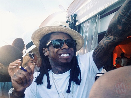 Lil Wayne Gets Turned Up At Nikki Beach In Cannes France