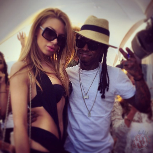 Lil Wayne Gets Turned Up At Nikki Beach In Cannes France