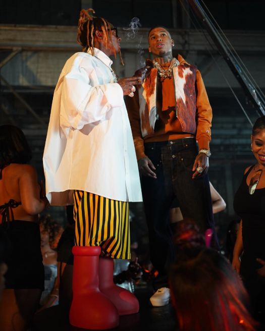 Lil Wayne & NLE Choppa Shoot A New Music Video