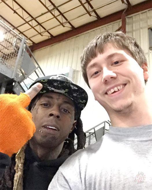 Lil Wayne Hits Up Ollies Skatepark In Kentucky For A Skating Session