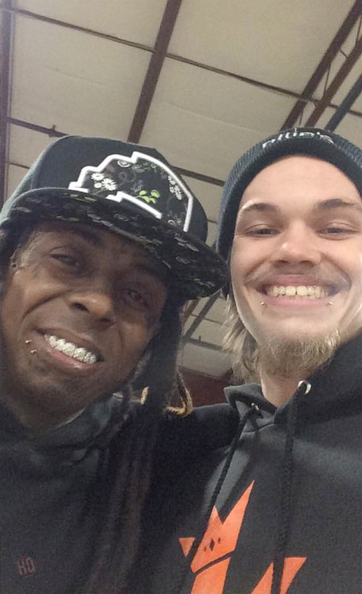 Lil Wayne Hits Up Ollies Skatepark In Kentucky For A Skating Session