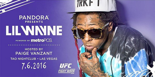 Lil Wayne & Paige VanZant To Host 2016 UFC International Fight Week At TAO In Las Vegas Tonight