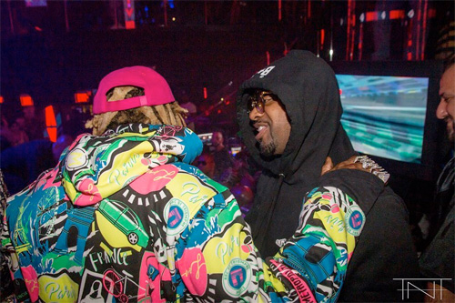 Lil Wayne Parties It Up During Big Game Weekend With 2 Chainz & Jermaine Dupri