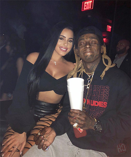 Lil Wayne Parties At LIV In Miami On Easter Sunday With Floyd Mayweather, Bad Bunny & Young Money Artists