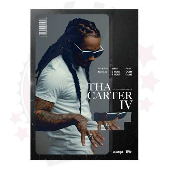 Lil Wayne Partners Up With Topps To Release A Special Edition Tha Carter 4 Trading Card Pack
