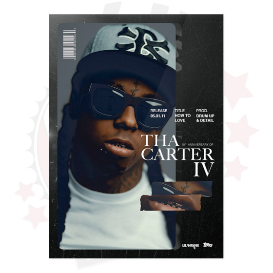 Lil Wayne Partners Up With Topps To Release A Special Edition Tha Carter 4 Trading Card Pack