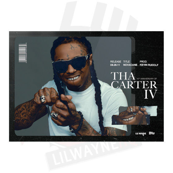 Lil Wayne Partners Up With Topps To Release A Special Edition Tha Carter 4 Trading Card Pack