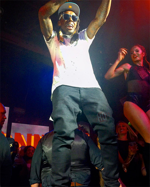 Lil Wayne Performs A Milli, Rich As Fuck, Loyal & Steady Mobbin Live At Fluxx Nightclub In San Diego