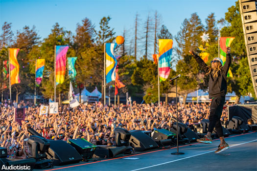 Lil Wayne Performs Live At The 2018 Audiotistic Music Festival