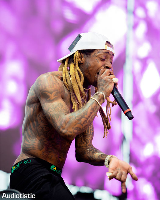 Lil Wayne Performs Live At The 2018 Audiotistic Music Festival