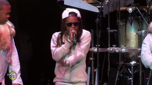 Lil Wayne Performs Live At Busta Rhymes Hot For The Holidays Concert In New Jersey