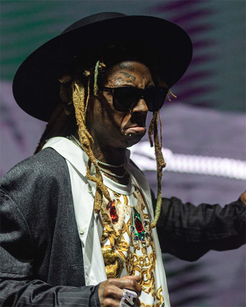 Lil Wayne Performs Live At Delano Beach Club In Miami During Big Game Weekend