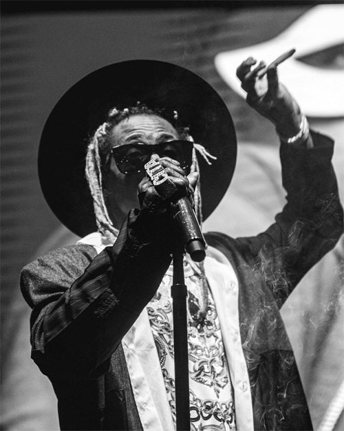 Lil Wayne Performs Live At Delano Beach Club In Miami During Big Game Weekend