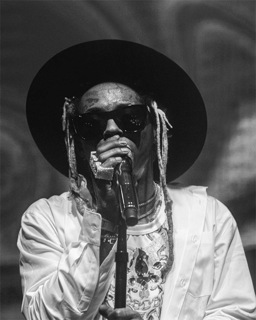 Lil Wayne Performs Live At Delano Beach Club In Miami During Big Game Weekend