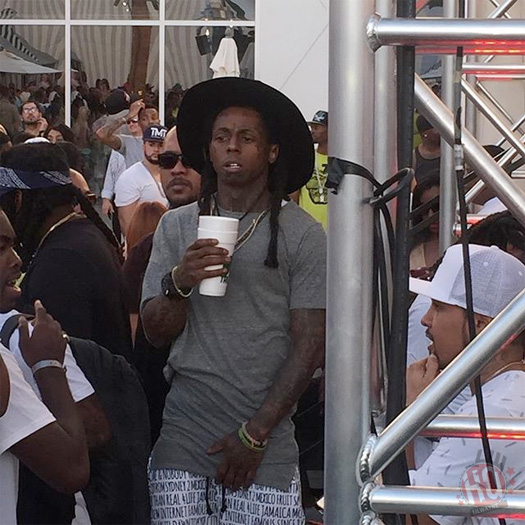 Lil Wayne Performs Live At Foxtail Pool Club In Las Vegas Over Labor