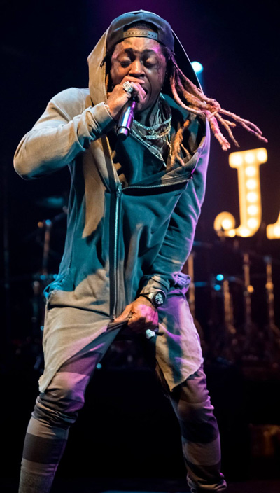 Lil Wayne Performs Live At Jas Prince Birthday Bash In Houston On Halloween