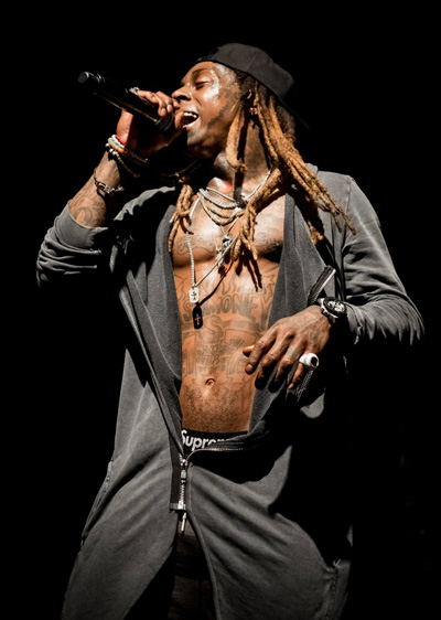 Lil Wayne Performs Live At Jas Prince Birthday Bash In Houston On Halloween