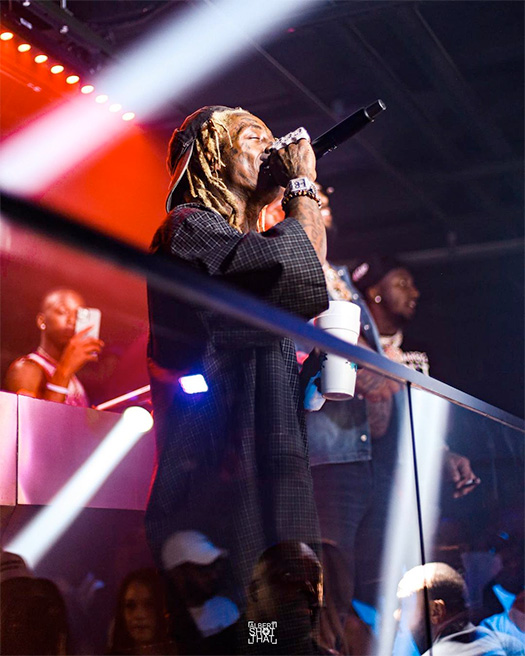 Lil Wayne Performs Live At Trent Williams Birthday Bash In Houston