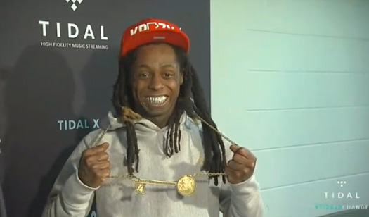 Lil Wayne Gets Presented With The Key To Lafayette By Joel Robideaux