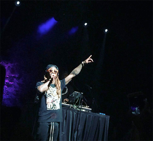 Lil Wayne Puts On A Live Show At The Cuthbert Amphitheater In Eugene Oregon