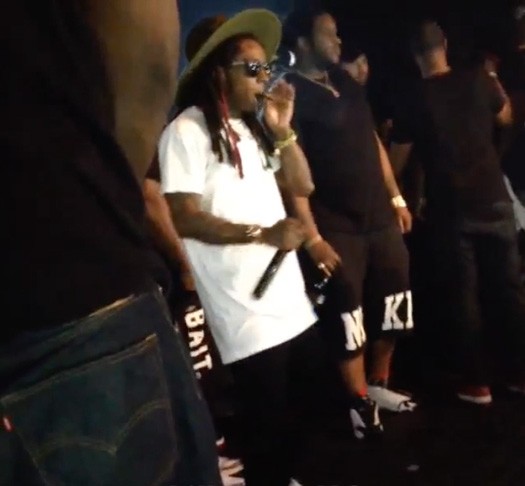 Lil Wayne Raps & Jams Out To Chedda Da Connect Flicka Da Wrist At XO Nightclub In Baton Rouge