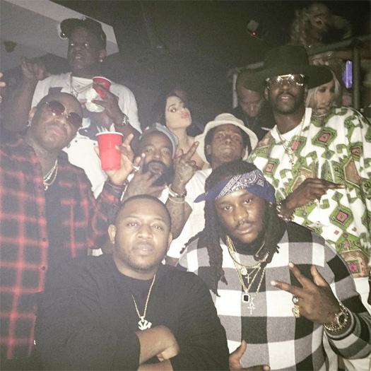 Lil Wayne Reunites With Birdman At Drake New Years Eve Party In Miami